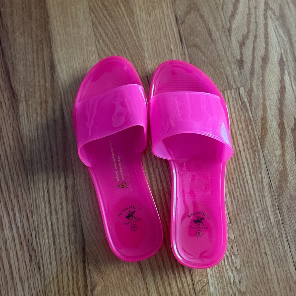 Pink Slide Jelly Sandals